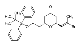 (2S,6R)-2-((E)-2-bromoprop-1-en-1-yl)-6-(2-((tert-butyldiphenylsilyl)oxy)ethyl)tetrahydro-4H-pyran-4-one CAS:389123-53-9 manufacturer & supplier