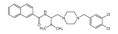 N-{1(S)-[4-(3,4-dichlorobenzyl)piperazin-1-ylmethyl]-2-methylpropyl}-2-naphthaleneamide CAS:389124-35-0 manufacturer & supplier