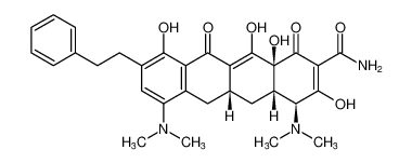 (4S,4aS,5aR,12aS)-4,7-bis(dimethylamino)-3,10,12,12a-tetrahydroxy-1,11-dioxo-9-phenethyl-1,4,4a,5,5a,6,11,12a-octahydrotetracene-2-carboxamide CAS:389139-87-1 manufacturer & supplier