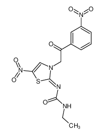 ethyl-{5-nitro-3-[2-(3-nitro-phenyl)-2-oxo-ethyl]-3H-thiazol-2-ylidene}-urea CAS:38914-04-4 manufacturer & supplier