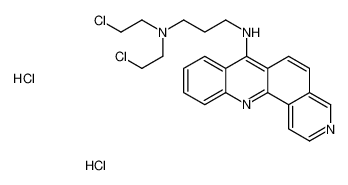 N-benzo[b][1,8]phenanthrolin-7-yl-N',N'-bis(2-chloroethyl)propane-1,3-diamine,dihydrochloride CAS:38915-63-8 manufacturer & supplier