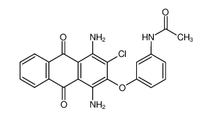 N-[3-(1,4-Diamino-3-chloro-9,10-dioxo-9,10-dihydro-anthracen-2-yloxy)-phenyl]-acetamide CAS:38920-05-7 manufacturer & supplier