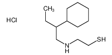 2-(2-cyclohexylbutylamino)ethanethiol,hydrochloride CAS:38920-58-0 manufacturer & supplier