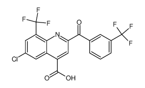 6-chloro-8-trifluoromethyl-2-(3-trifluoromethyl-benzoyl)-quinoline-4-carboxylic acid CAS:38923-34-1 manufacturer & supplier