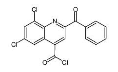 2-benzoyl-6,8-dichloro-quinoline-4-carbonyl chloride CAS:38923-40-9 manufacturer & supplier