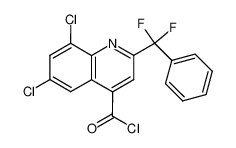 6,8-dichloro-2-(difluoro-phenyl-methyl)-quinoline-4-carbonyl chloride CAS:38923-47-6 manufacturer & supplier