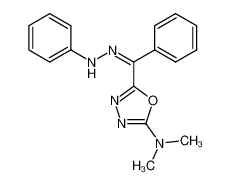 (5-dimethylamino-[1,3,4]oxadiazol-2-yl)-phenyl-methanone phenylhydrazone CAS:38924-58-2 manufacturer & supplier