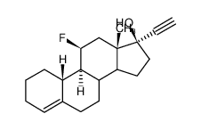 Δ4-11β-Fluor-17α-ethinyl-17β-hydroxy-estren_38932-96-6