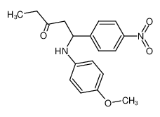 1-(4-methoxyphenylamino)-1-(4-nitrophenyl)pentan-3-one CAS:38940-28-2 manufacturer & supplier