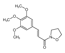 (E)-1-(1,2-oxazolidin-2-yl)-3-(3,4,5-trimethoxyphenyl)prop-2-en-1-one CAS:38943-47-4 manufacturer & supplier