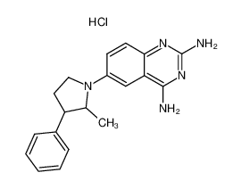 6-(2-Methyl-3-phenyl-pyrrolidin-1-yl)-quinazoline-2,4-diamine; hydrochloride CAS:38943-86-1 manufacturer & supplier