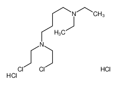 bis(2-chloroethyl)-[4-(diethylazaniumyl)butyl]azanium,dichloride CAS:3895-63-4 manufacturer & supplier