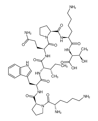 L-Threonine,L-lysyl-L-prolyl-L-tryptophyl-L-isoleucyl-L-glutaminyl-L-prolyl-L-lysyl- CAS:389572-12-7 manufacturer & supplier