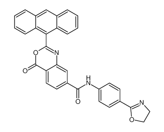 2-(anthracen-9-yl)-N-(4-(4,5-dihydrooxazol-2-yl)phenyl)-4-oxo-4H-benzo[d][1,3]oxazine-7-carboxamide CAS:389575-99-9 manufacturer & supplier