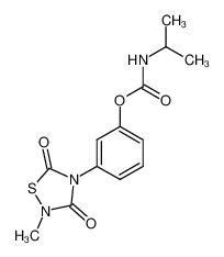 isopropylcarbamic acid 3-(2-methyl-3,5-dioxo-[1,2,4]thiadiazolidin-4-yl)-phenyl ester CAS:38958-69-9 manufacturer & supplier