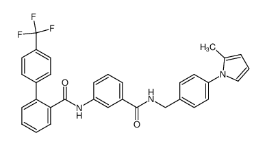 N-[4-(2-methyl-pyrrol-1-yl)-phenylmethyl]-3-(4'-trifluoromethylbiphenyl-2-carbonylamino)-benzoic acid amide CAS:389601-50-7 manufacturer & supplier