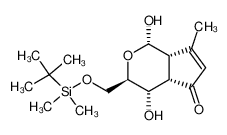 (1S,3R,4S,4aS,7aS)-3-(tert-Butyl-dimethyl-silanyloxymethyl)-1,4-dihydroxy-7-methyl-3,4,4a,7a-tetrahydro-1H-cyclopenta[c]pyran-5-one CAS:389620-61-5 manufacturer & supplier