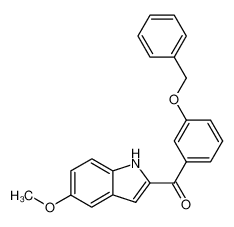 (3-Benzyloxy-phenyl)-(5-methoxy-1H-indol-2-yl)-methanone CAS:389626-45-3 manufacturer & supplier