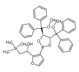 (2R,3R)-1,4-dimethoxy-1,1,4,4-tetraphenyl-2,3-butanediol (R)-2-(1-hydroxy-2-trimethylsilylethyl)-3-furanylboronate CAS:389634-59-7 manufacturer & supplier