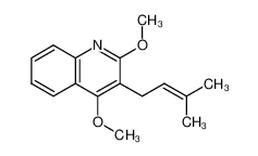 2,4-dimethoxy-3-(3-methylbut-2-enyl)quinoline CAS:38975-96-1 manufacturer & supplier