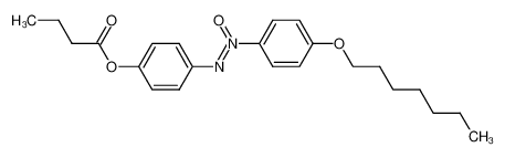 Butyric acid 4-(4-heptyloxy-phenyl-ONN-azoxy)-phenyl ester CAS:38978-67-5 manufacturer & supplier