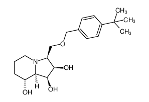 (1S,2R,3S,8R,8aR)-3-(((4-(tert-butyl)benzyl)oxy)methyl)octahydroindolizine-1,2,8-triol CAS:389797-61-9 manufacturer & supplier