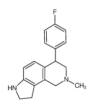 4-(4-fluorophenyl)-2-methyl-2,3,4,7,8,9-hexahydro-1H-pyrrolo[2,3-h]isoquinoline CAS:389844-66-0 manufacturer & supplier