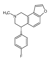 (S)-4-(4-fluorophenyl)-2-methyl-1,2,3,4-tetrahydrofuro[2,3-h]isoquinoline CAS:389844-78-4 manufacturer & supplier