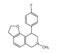 9-(4-fluorophenyl)-7-methyl-2,3,6,7,8,9-hexahydrofuro[2,3-f]isoquinoline CAS:389845-12-9 manufacturer & supplier