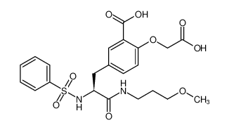 (S)-2-(carboxymethoxy)-5-(3-((3-methoxypropyl)amino)-3-oxo-2-(phenylsulfonamido)propyl)benzoic acid CAS:389846-18-8 manufacturer & supplier