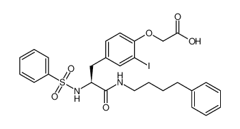 (S)-2-(2-iodo-4-(3-oxo-3-((4-phenylbutyl)amino)-2-(phenylsulfonamido)propyl)phenoxy)acetic acid CAS:389846-44-0 manufacturer & supplier