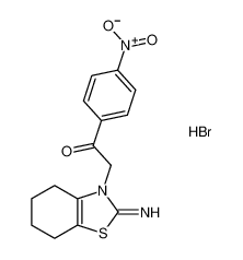 2-(2-imino-4,5,6,7-tetrahydrobenzo[d]thiazol-3(2H)-yl)-1-(4-nitrophenyl)ethan-1-one hydrobromide CAS:389850-21-9 manufacturer & supplier