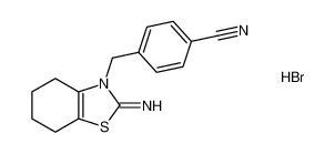 4-((2-imino-4,5,6,7-tetrahydrobenzo[d]thiazol-3(2H)-yl)methyl)benzonitrile hydrobromide CAS:389850-31-1 manufacturer & supplier