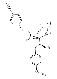 4-((S)-3-((1R,5S)-7-((S)-2-amino-3-(4-methoxyphenyl)propanoyl)-3,7-diazabicyclo[3.3.1]nonan-3-yl)-2-hydroxypropoxy)benzonitrile CAS:389886-09-3 manufacturer & supplier