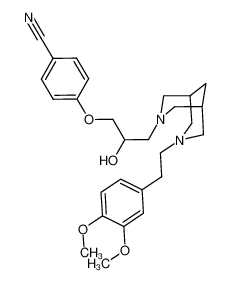 4-(3-((1R,5S)-7-(3,4-dimethoxyphenethyl)-3,7-diazabicyclo[3.3.1]nonan-3-yl)-2-hydroxypropoxy)benzonitrile CAS:389886-73-1 manufacturer & supplier