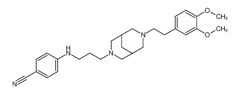 4-((3-(7-(3,4-dimethoxyphenethyl)-3,7-diazabicyclo[3.3.1]nonan-3-yl)propyl)amino)benzonitrile CAS:389887-16-5 manufacturer & supplier