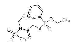 Phenyl-phosphonothioic acid O-ethyl ester S-[2-(ethyl-methanesulfonyl-amino)-2-oxo-ethyl] ester CAS:38995-06-1 manufacturer & supplier