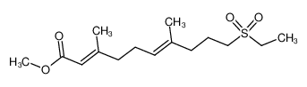 Methyl 3,7-dimethyl-11-sulfonyltrideca-2,6-dienoat CAS:39005-67-9 manufacturer & supplier