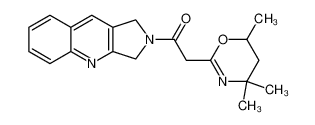 1-(1,3-dihydropyrrolo[3,4-b]quinolin-2-yl)-2-(4,4,6-trimethyl-5,6-dihydro-1,3-oxazin-2-yl)ethanone CAS:39013-35-9 manufacturer & supplier