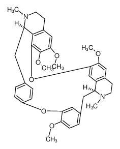 ent-6,7,6',12'-tetramethoxy-2,2'-dimethyl-oxyacanthane CAS:39020-36-5 manufacturer & supplier