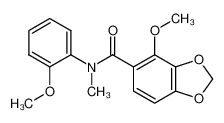 4-Methoxy-benzo[1,3]dioxole-5-carboxylic acid (2-methoxy-phenyl)-methyl-amide CAS:39025-36-0 manufacturer & supplier