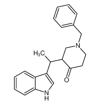 1-benzyl-3-[1-(1H-indol-3-yl)ethyl]piperidin-4-one CAS:39032-87-6 manufacturer & supplier