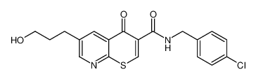 N-(4-chlorobenzyl)-6-(3-hydroxypropyl)-4-oxo-4H-thiopyrano[2,3-b]pyridine-3-carboxamide CAS:390359-88-3 manufacturer & supplier