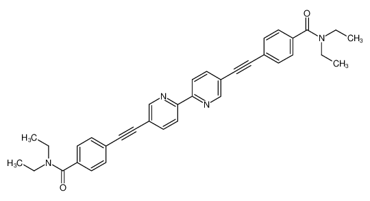 5,5'-bis[(4-(N,N-diethylcarboxamido)phenyl)ethynyl]-2,2'-bipyridinyl CAS:390366-28-6 manufacturer & supplier