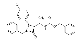 benzyl ((S)-1-((2S,3R)-1-benzyl-2-(4-chlorophenyl)-4-oxoazetidin-3-yl)ethyl)carbamate CAS:390367-91-6 manufacturer & supplier