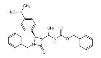 benzyl ((S)-1-((2R,3S)-1-benzyl-2-(4-(dimethylamino)phenyl)-4-oxoazetidin-3-yl)ethyl)carbamate CAS:390368-12-4 manufacturer & supplier