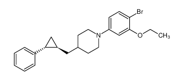 rel-1-(4-bromo-3-ethoxyphenyl)-4-(((1R,2R)-2-phenylcyclopropyl)methyl)piperidine CAS:390381-37-0 manufacturer & supplier