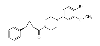 (4-(4-bromo-3-methoxyphenyl)piperazin-1-yl)((1S,2S)-2-phenylcyclopropyl)methanone CAS:390381-50-7 manufacturer & supplier