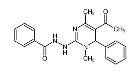 N'-(5-acetyl-1,4-dimethyl-6-phenyl-1,6-dihydropyrimidin-2-yl)benzohydrazide CAS:390388-53-1 manufacturer & supplier