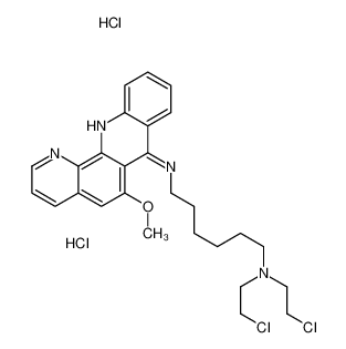 bis(2-chloroethyl)-[6-[(6-methoxybenzo[b][1,10]phenanthrolin-7-yl)azaniumyl]hexyl]azanium,dichloride CAS:39040-01-2 manufacturer & supplier